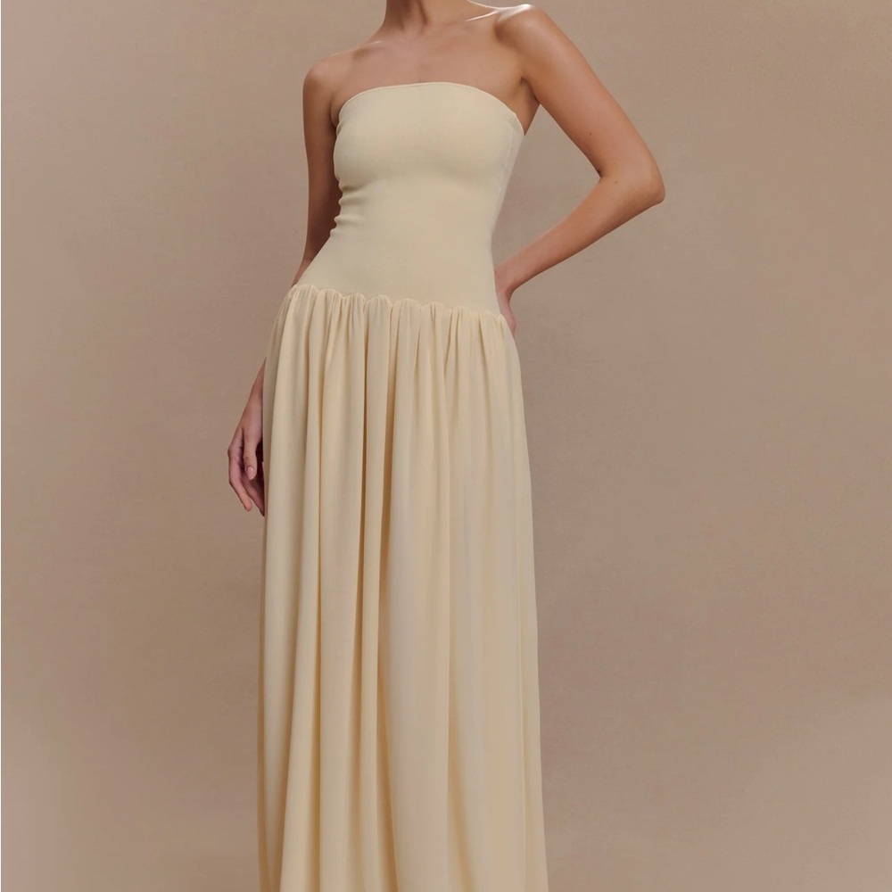 Meshki Lyanna Cream Dress